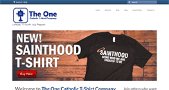 Desktop Screenshot of catholictshirts.net
