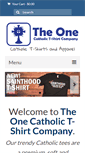 Mobile Screenshot of catholictshirts.net