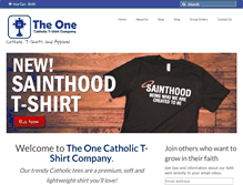 Tablet Screenshot of catholictshirts.net